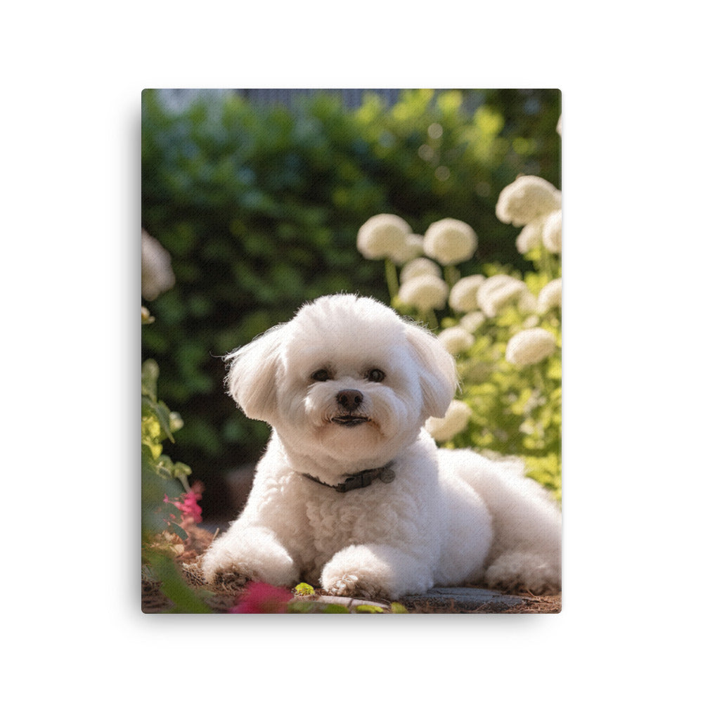 Bichon Frise Canvas - PosterfyAI.com