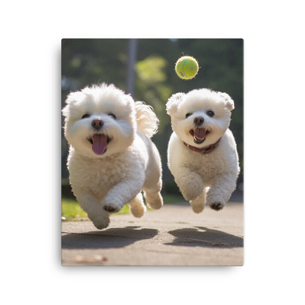 Bichon Frise Canvas - PosterfyAI.com