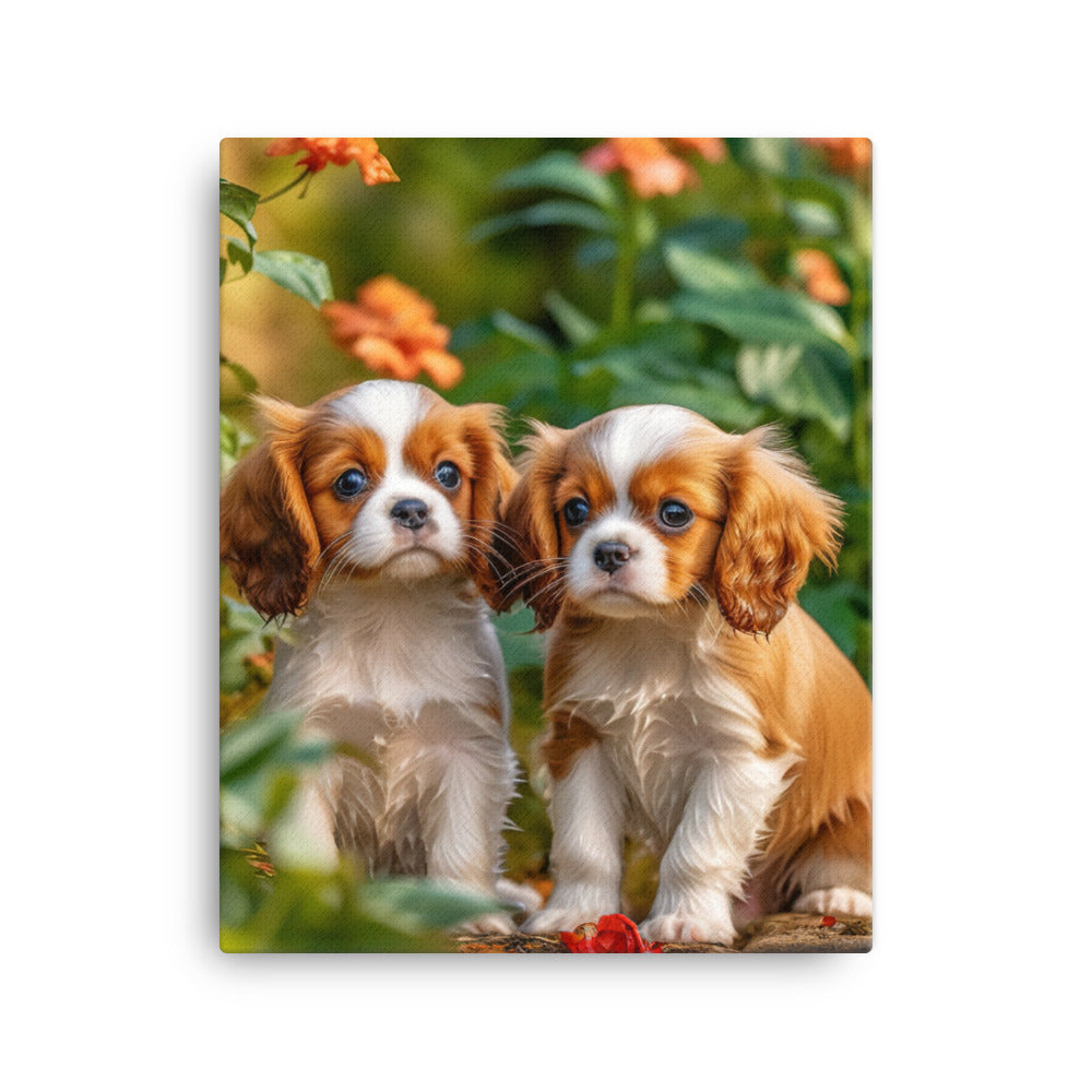 Cavalier King Charles Canvas - PosterfyAI.com