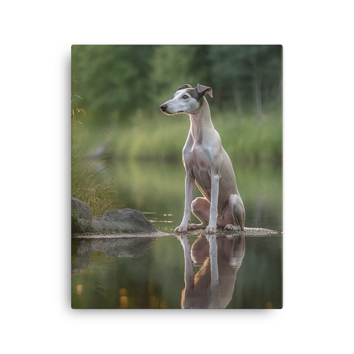 Whippet Canvas - PosterfyAI.com