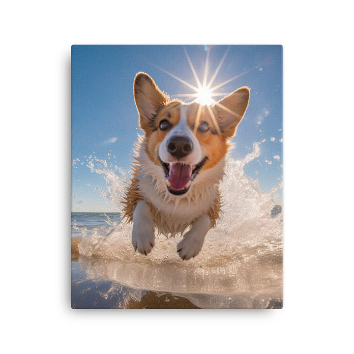 Welsh Corgi Canvas - PosterfyAI.com