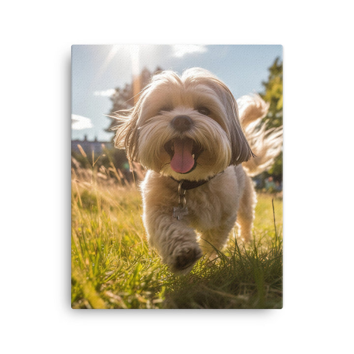 Lhasa Apso Canvas - PosterfyAI.com