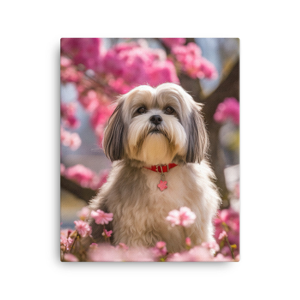 Lhasa Apso Canvas - PosterfyAI.com