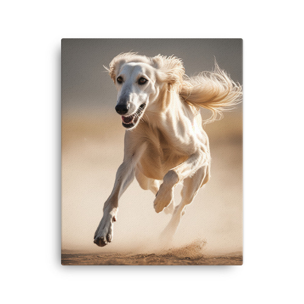 Saluki Canvas - PosterfyAI.com