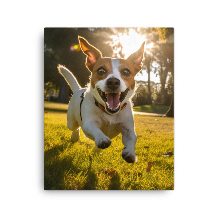 Jack Russell Terrier Canvas - PosterfyAI.com