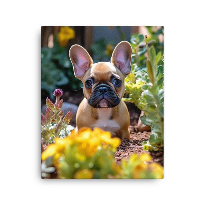 French Bulldog Canvas - PosterfyAI.com