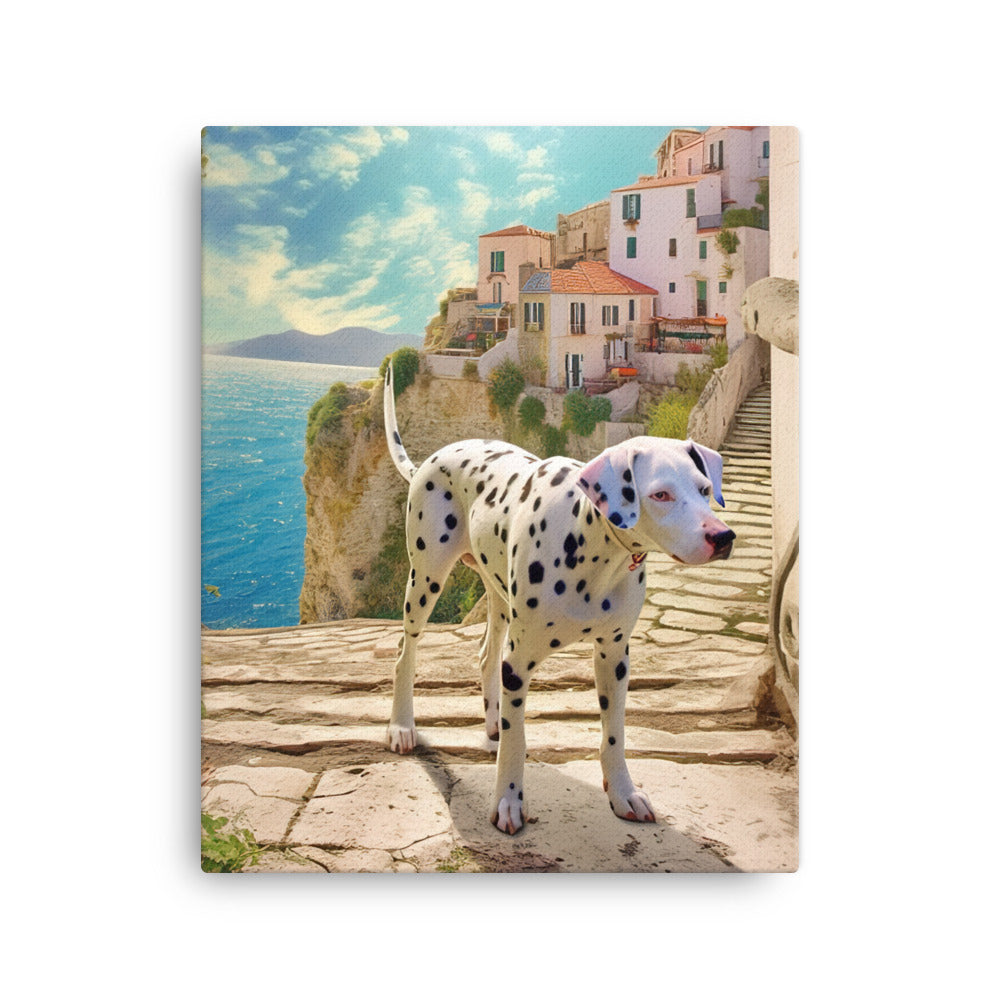 Dalmatian Canvas - PosterfyAI.com