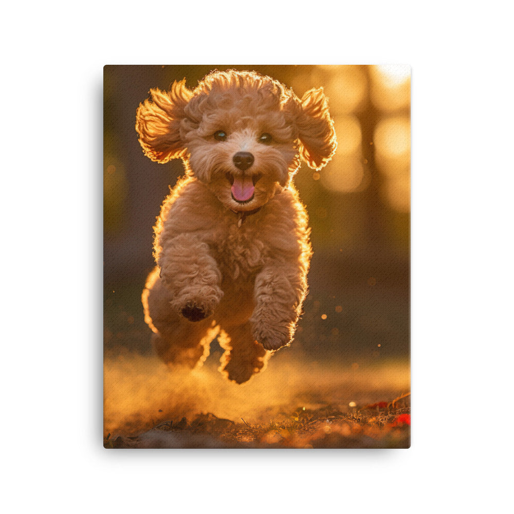 Poodle Canvas - PosterfyAI.com