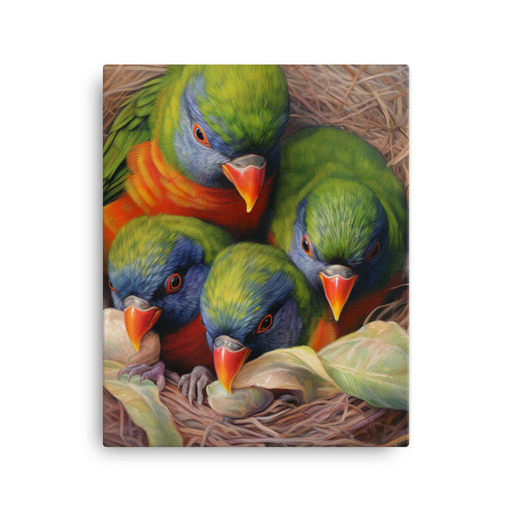 Lorikeet Canvas - PosterfyAI.com