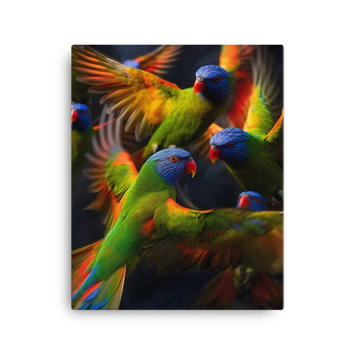 Lorikeet Canvas - PosterfyAI.com