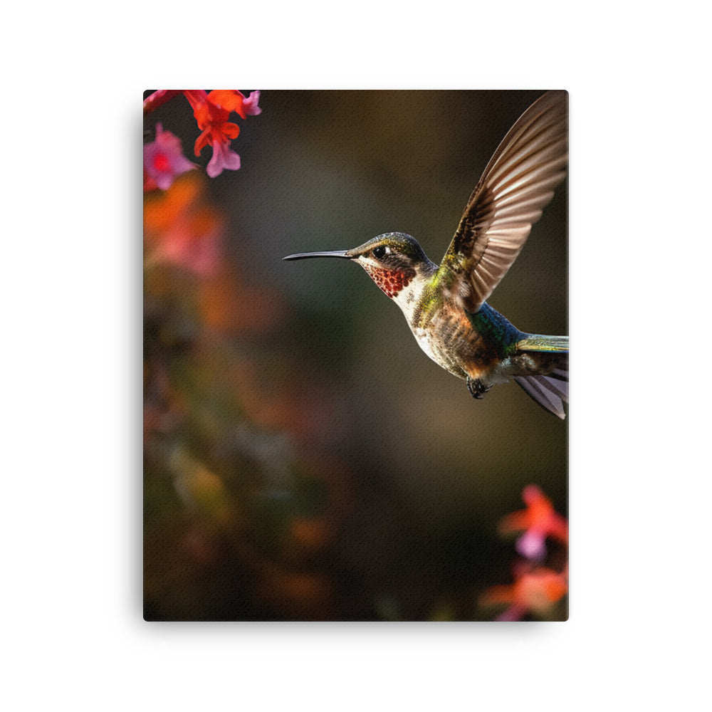 Hummingbird Canvas - PosterfyAI.com