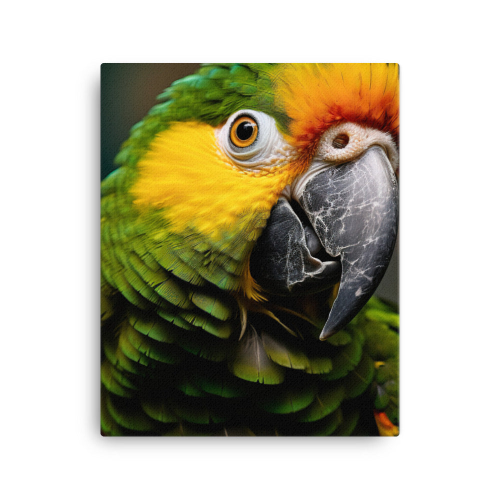 Parrot Canvas - PosterfyAI.com