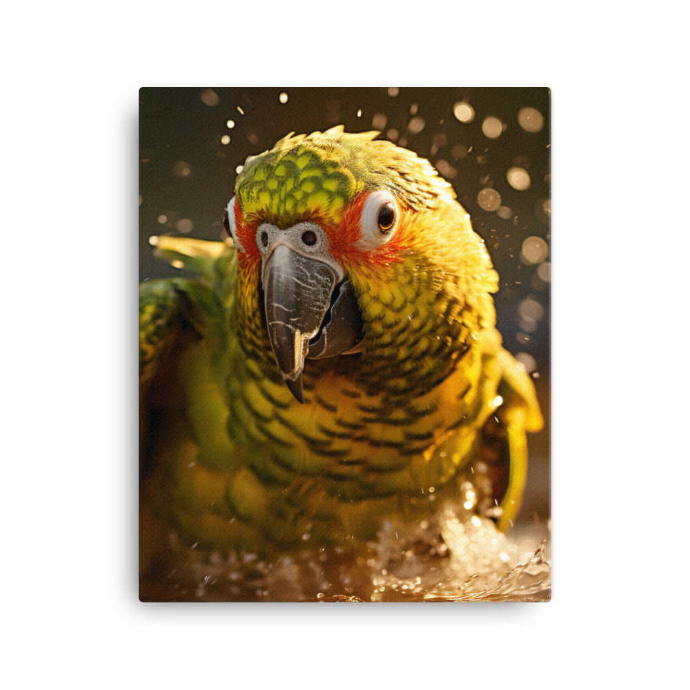 Parrot Canvas - PosterfyAI.com