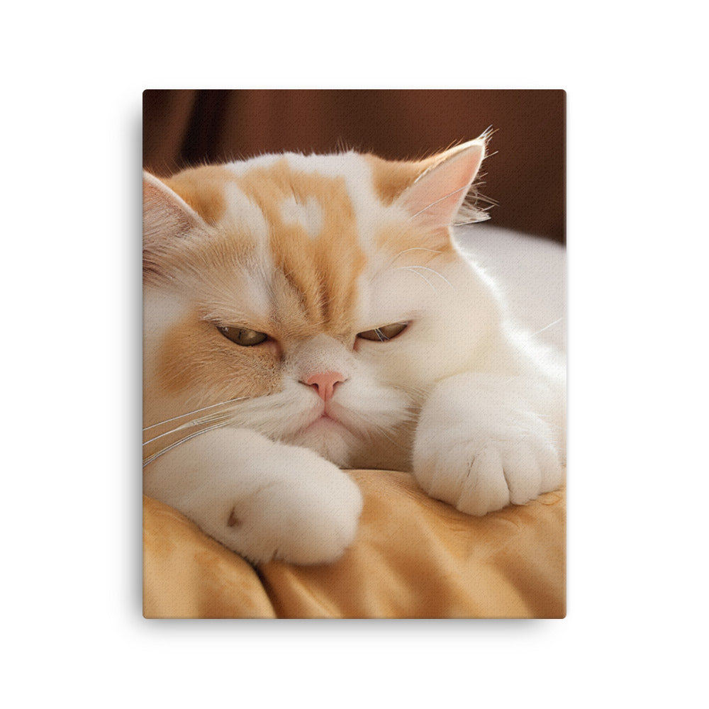 Exotic Shorthair Canvas - PosterfyAI.com