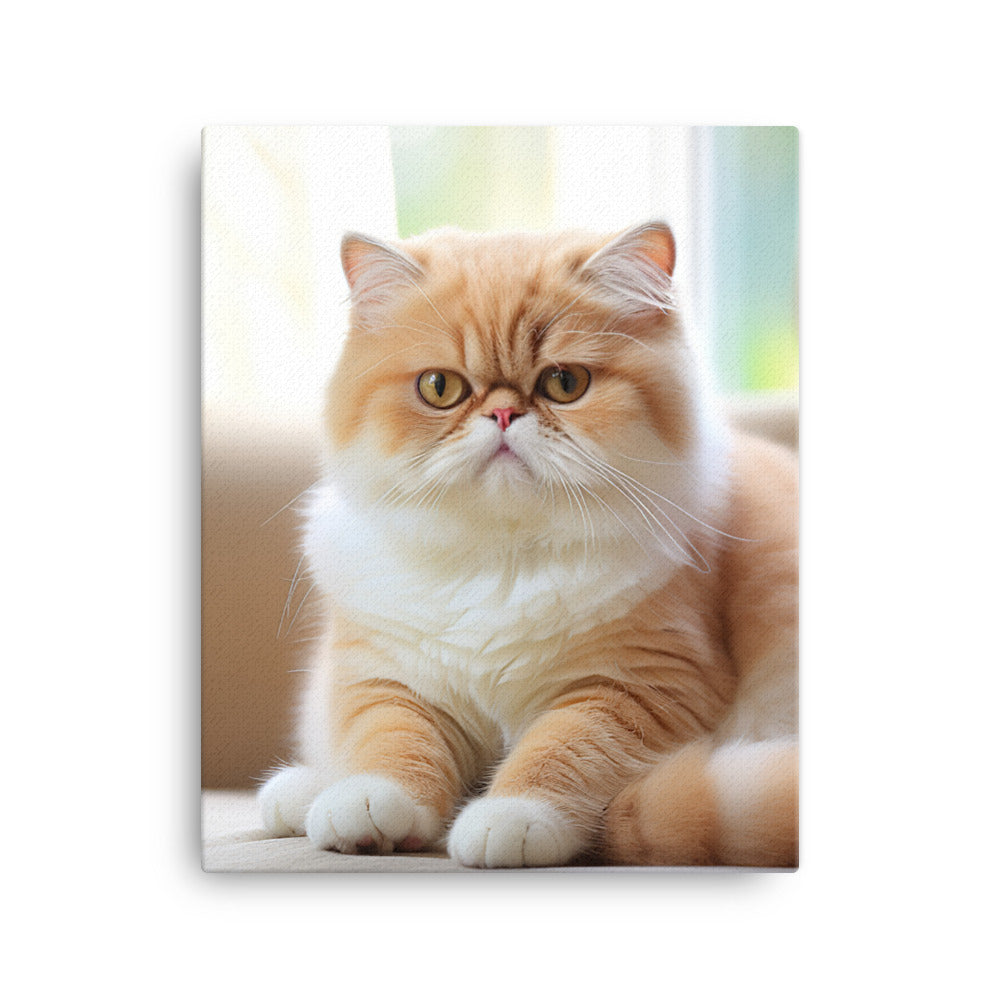 Exotic Shorthair Canvas - PosterfyAI.com