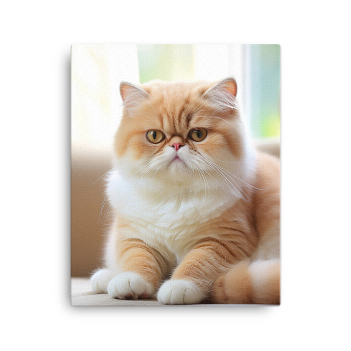 Exotic Shorthair Canvas - PosterfyAI.com