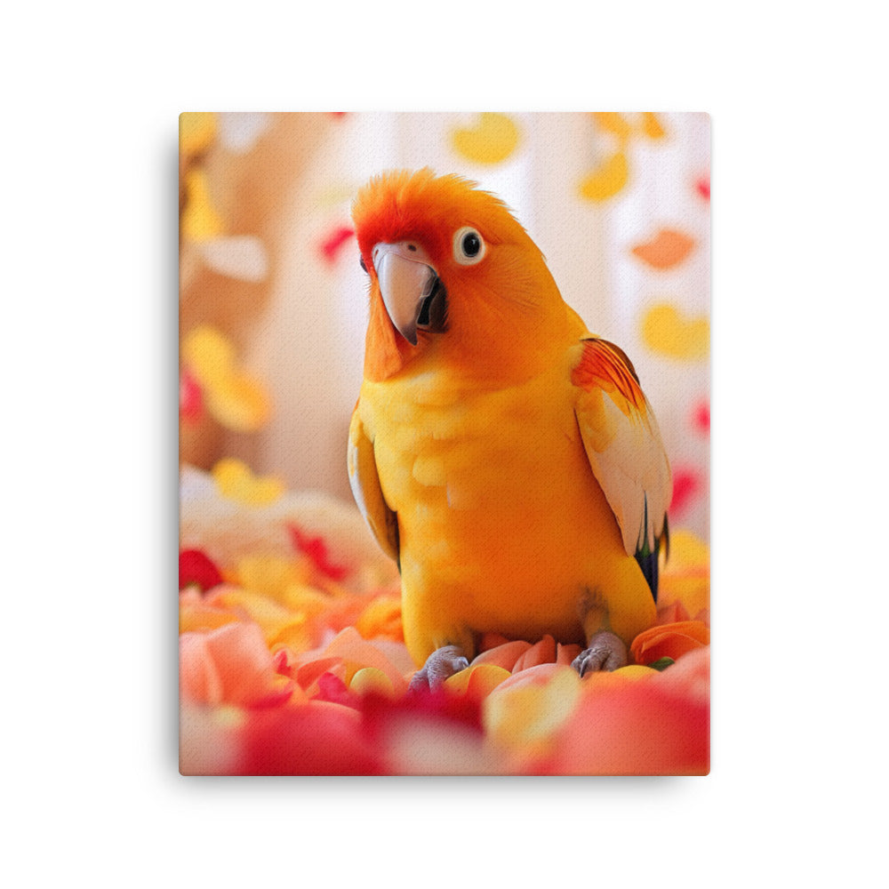 Lovebird Canvas - PosterfyAI.com