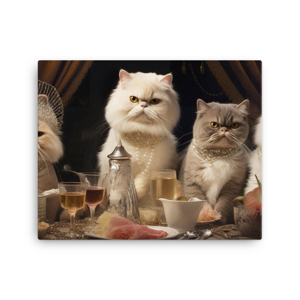 Exotic Shorthair Canvas - PosterfyAI.com