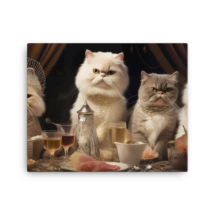 Exotic Shorthair Canvas - PosterfyAI.com