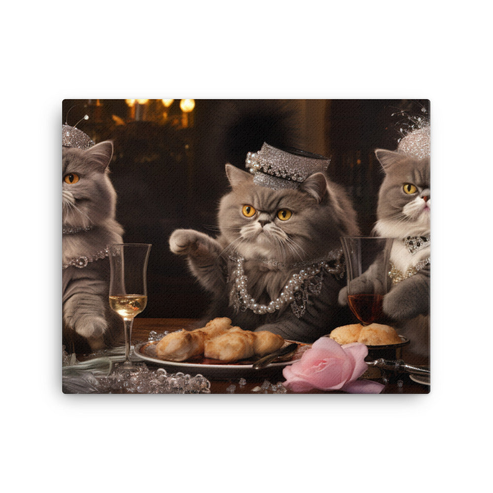 Exotic Shorthair Canvas - PosterfyAI.com