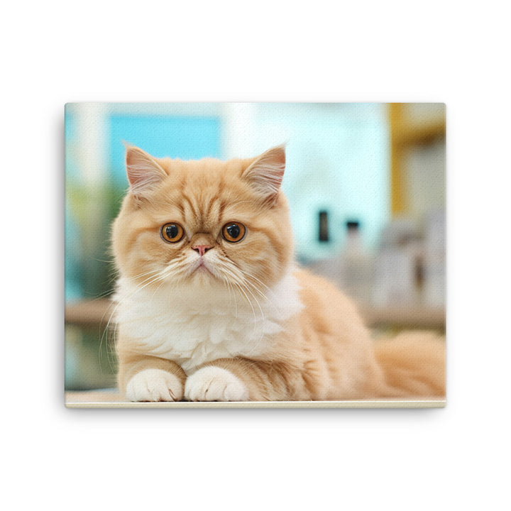 Exotic Shorthair Pharmacist Canvas - PosterfyAI.com