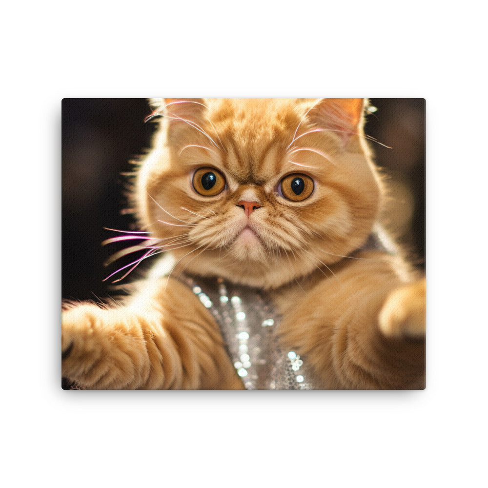 Exotic Shorthair Canvas - PosterfyAI.com