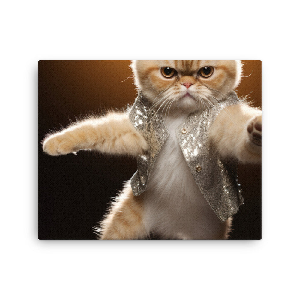 Exotic Shorthair Canvas - PosterfyAI.com