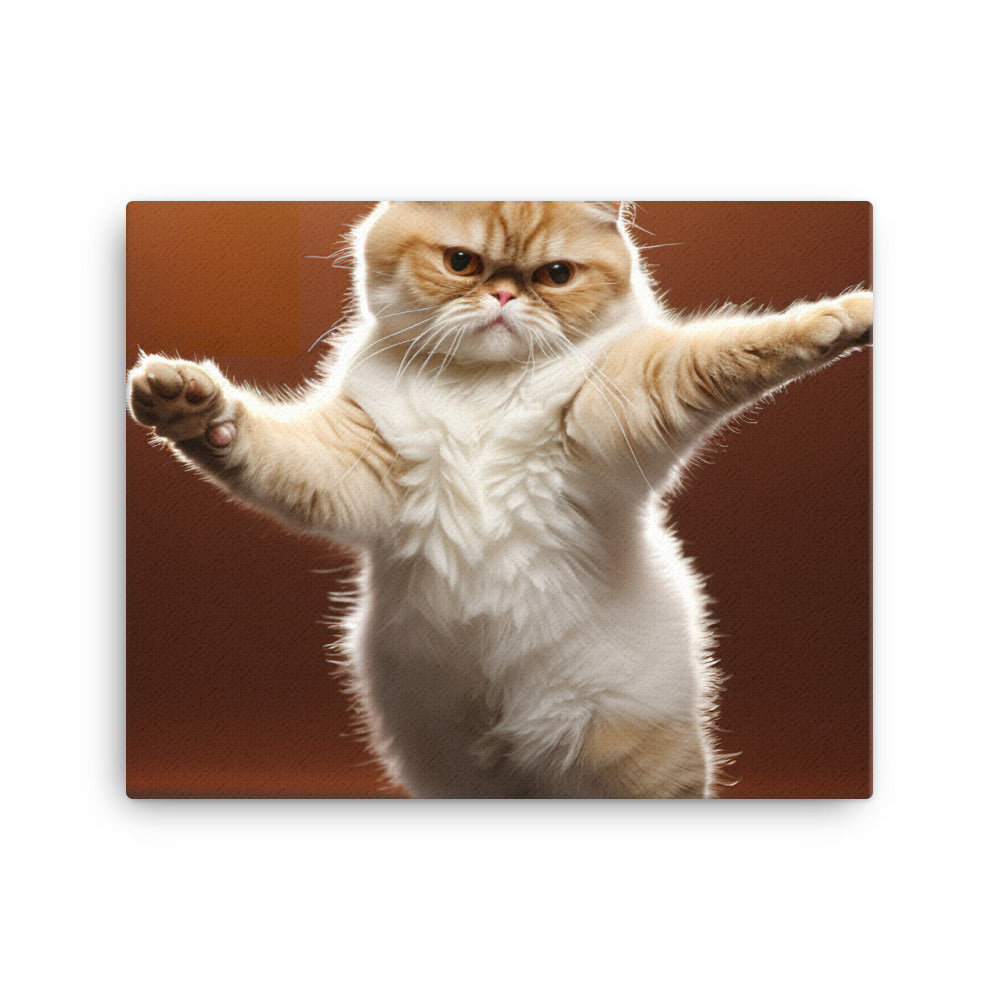 Exotic Shorthair Canvas - PosterfyAI.com