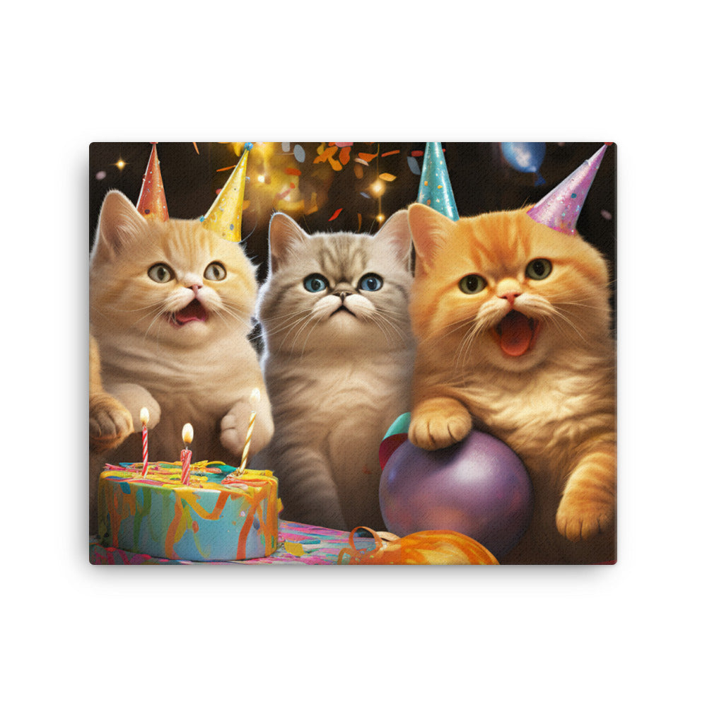 Exotic Shorthair Canvas - PosterfyAI.com