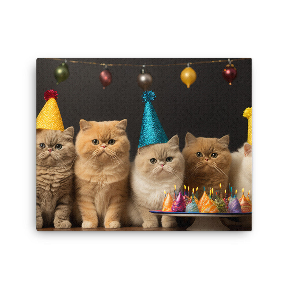 Exotic Shorthair Canvas - PosterfyAI.com