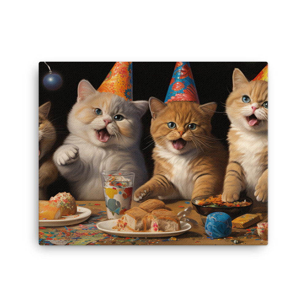 Exotic Shorthair Canvas - PosterfyAI.com