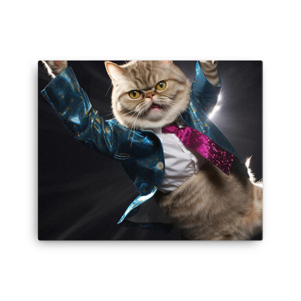 Exotic Shorthair Canvas - PosterfyAI.com