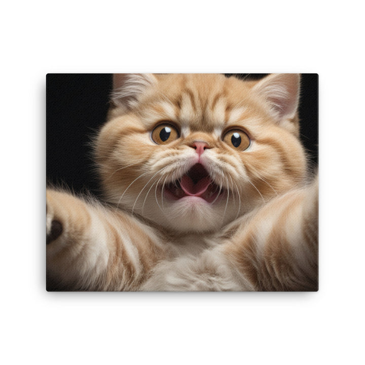 Exotic Shorthair Canvas - PosterfyAI.com