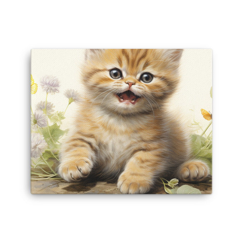 Exotic Shorthair Canvas - PosterfyAI.com