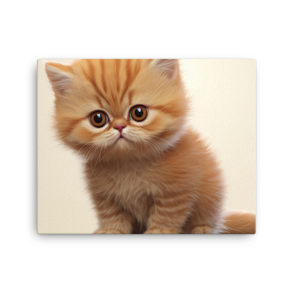 Exotic Shorthair Canvas - PosterfyAI.com