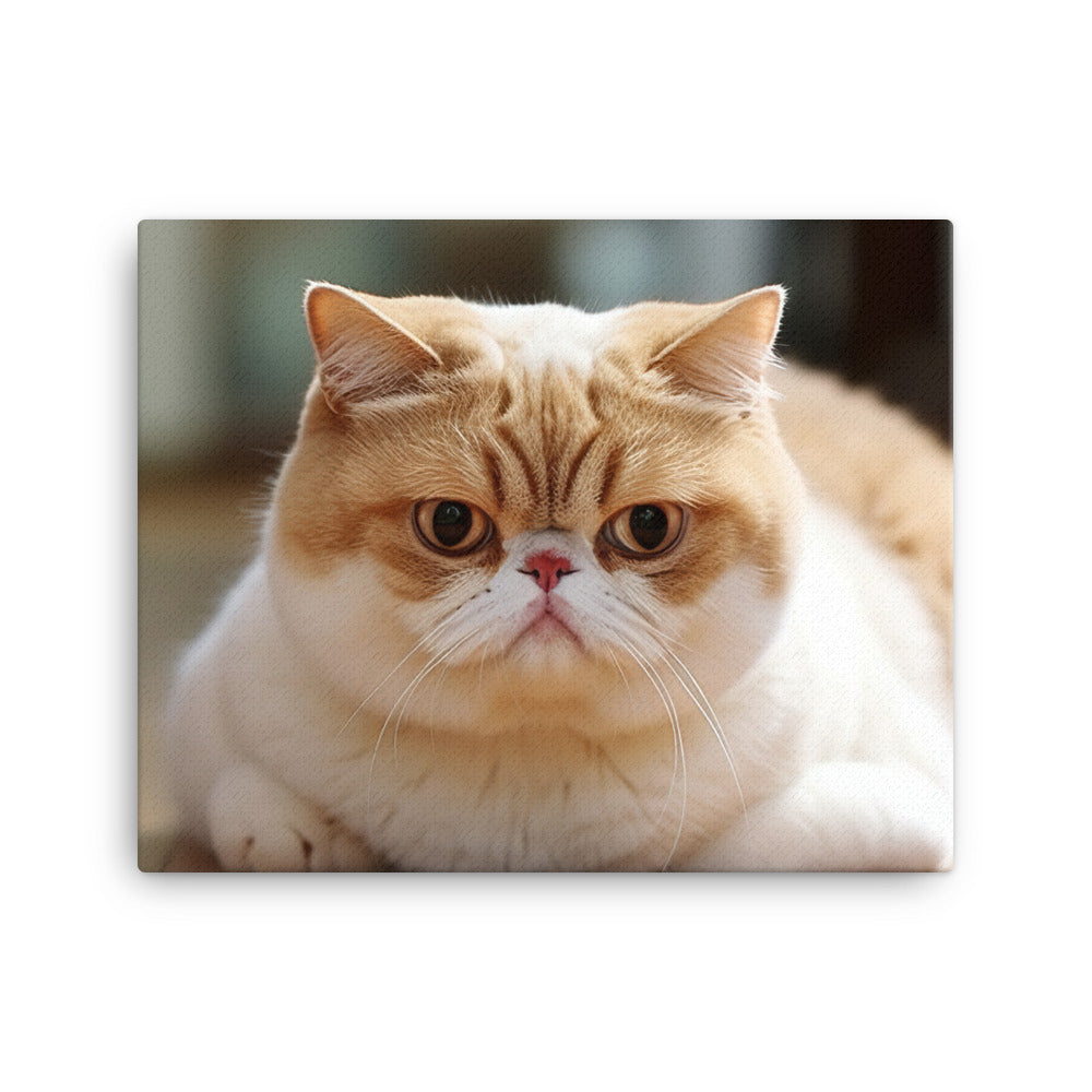 Exotic Shorthair Canvas - PosterfyAI.com