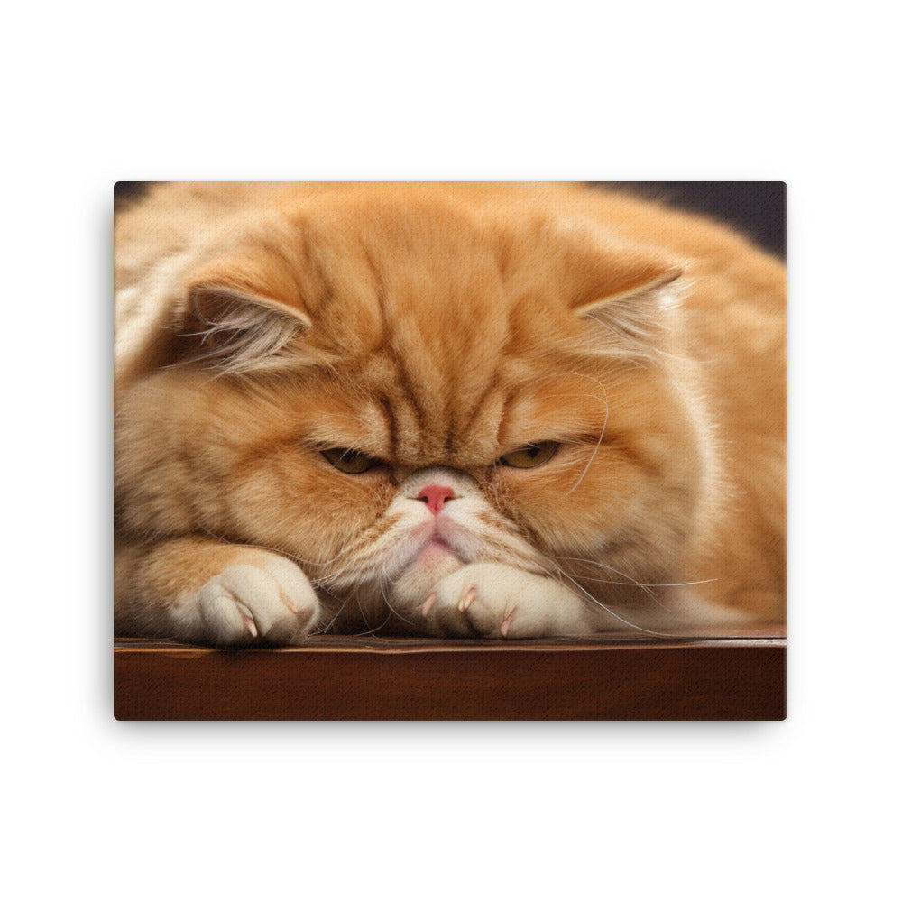 Exotic Shorthair Canvas - PosterfyAI.com