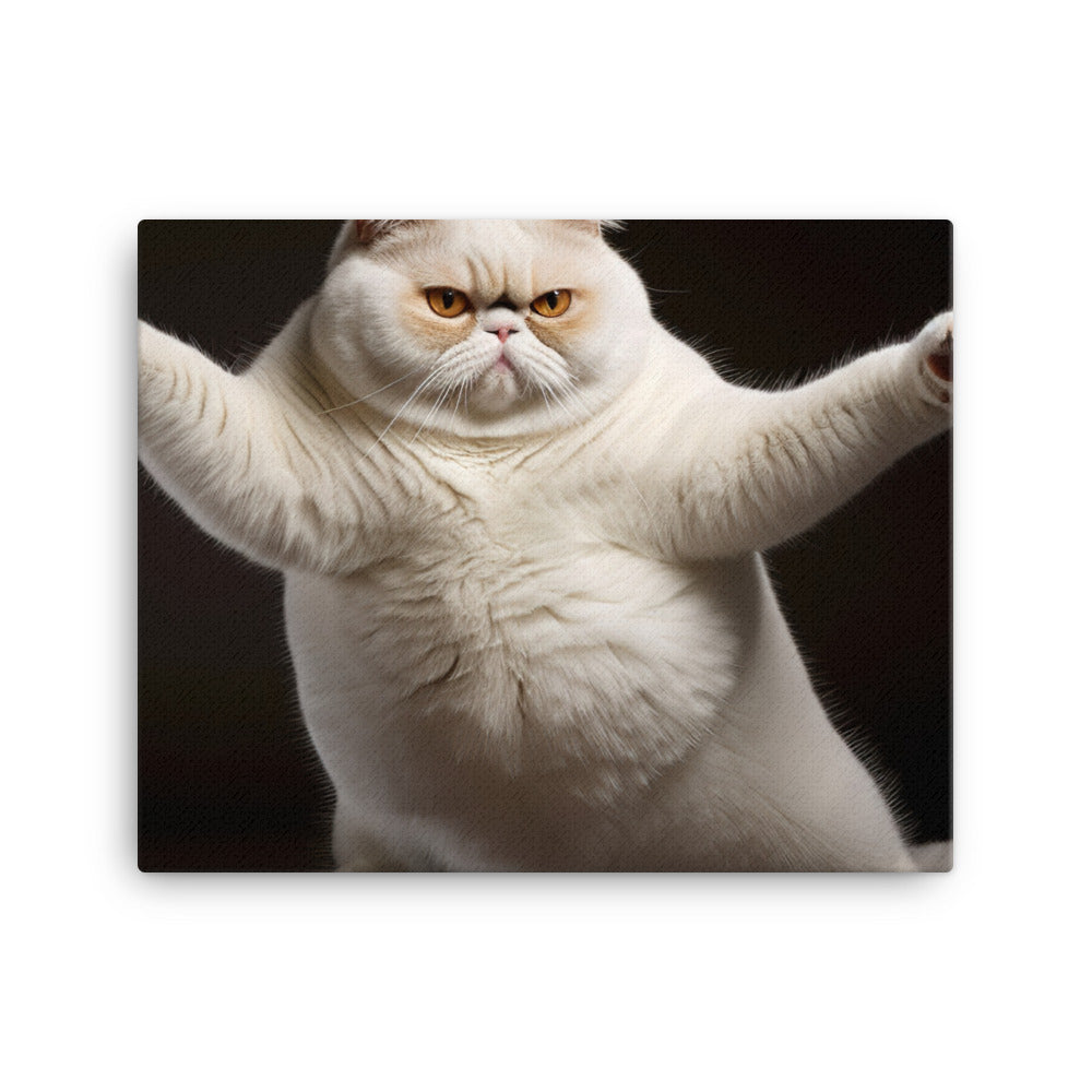 Exotic Shorthair Canvas - PosterfyAI.com