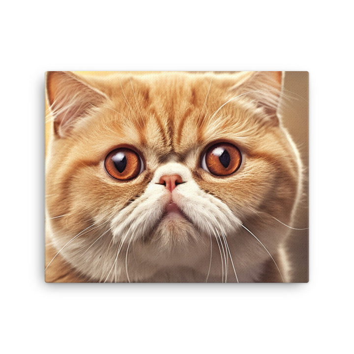 Exotic Shorthair Canvas - PosterfyAI.com