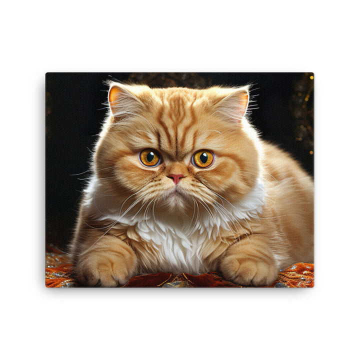 Exotic Shorthair Canvas - PosterfyAI.com