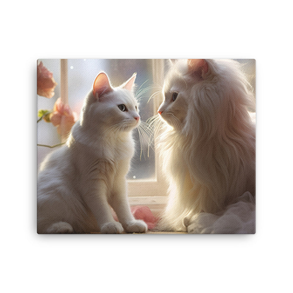 Turkish Van Canvas - PosterfyAI.com