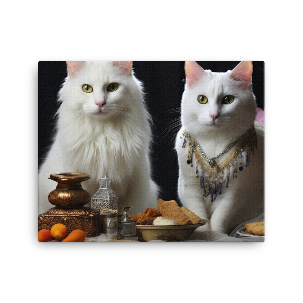 Turkish Van Canvas - PosterfyAI.com