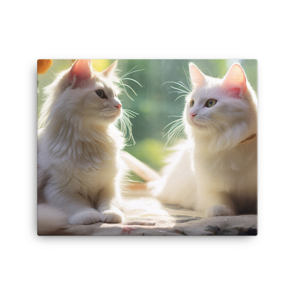 Turkish Van Canvas - PosterfyAI.com