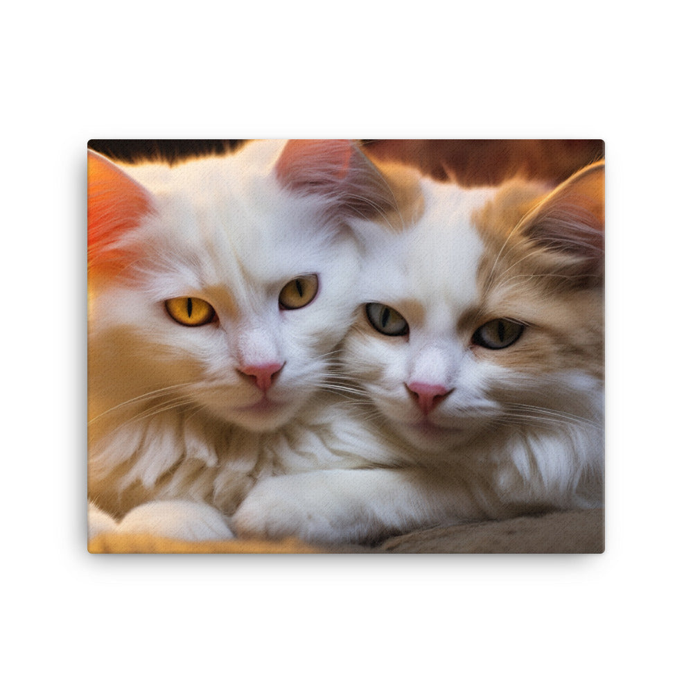 Turkish Van Canvas - PosterfyAI.com