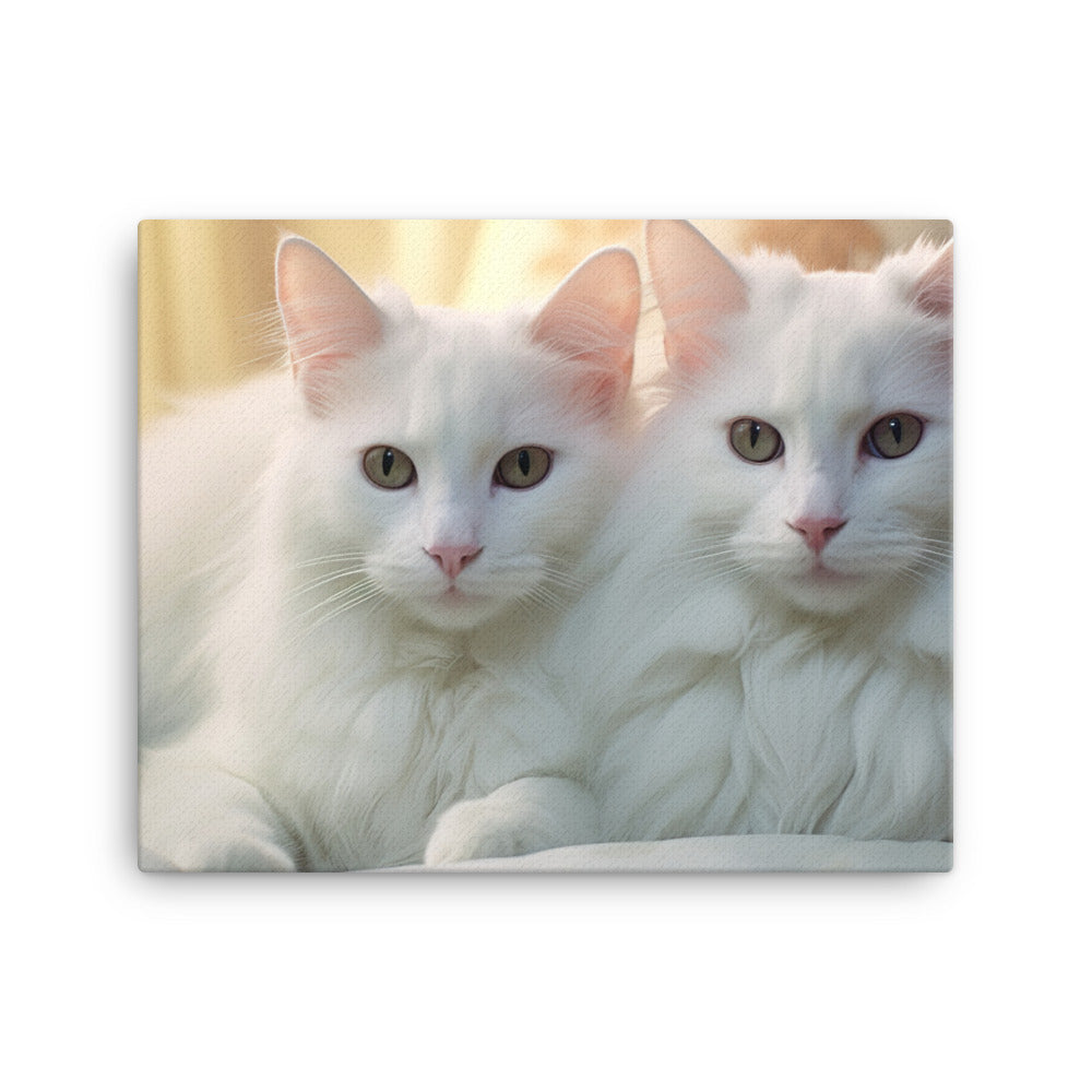 Turkish Van Canvas - PosterfyAI.com