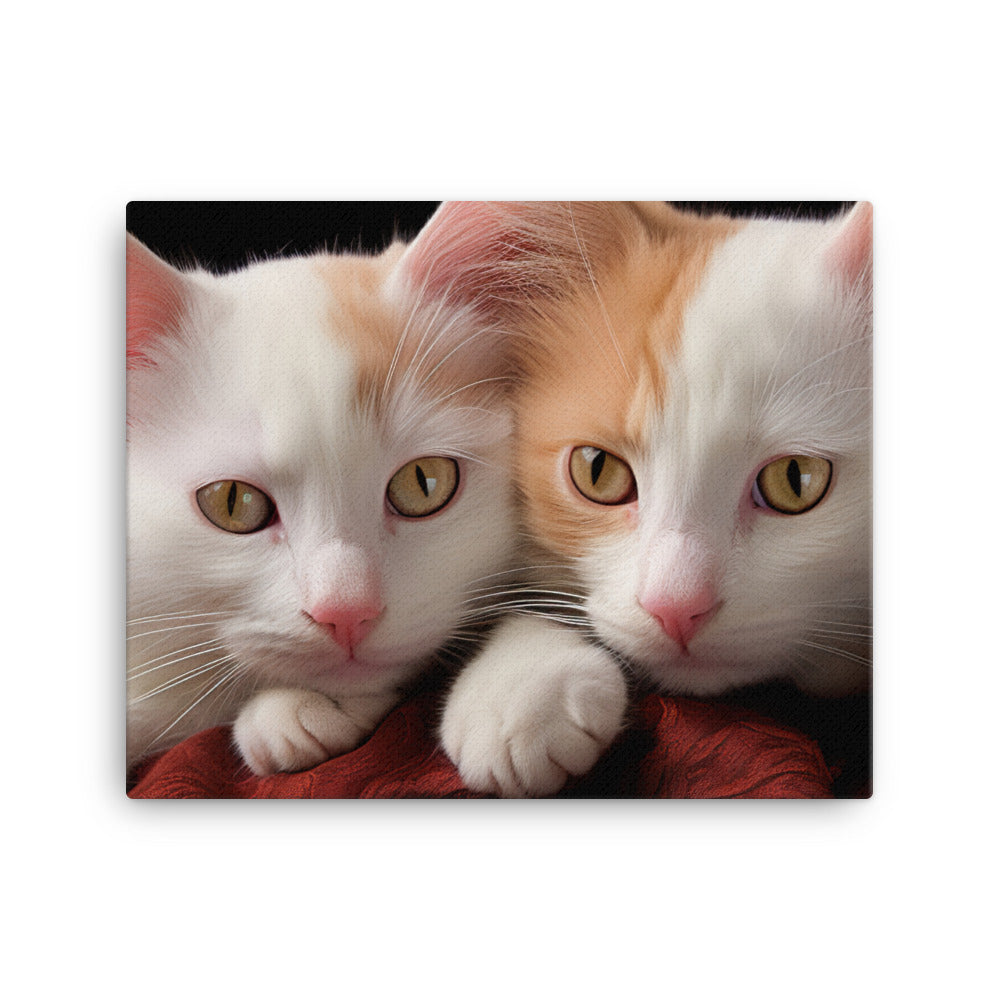 Turkish Van Canvas - PosterfyAI.com