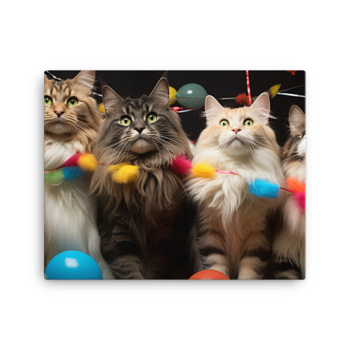 Norwegian Forest Canvas - PosterfyAI.com