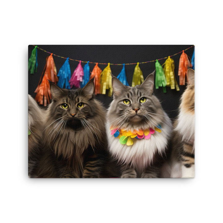 Norwegian Forest Canvas - PosterfyAI.com