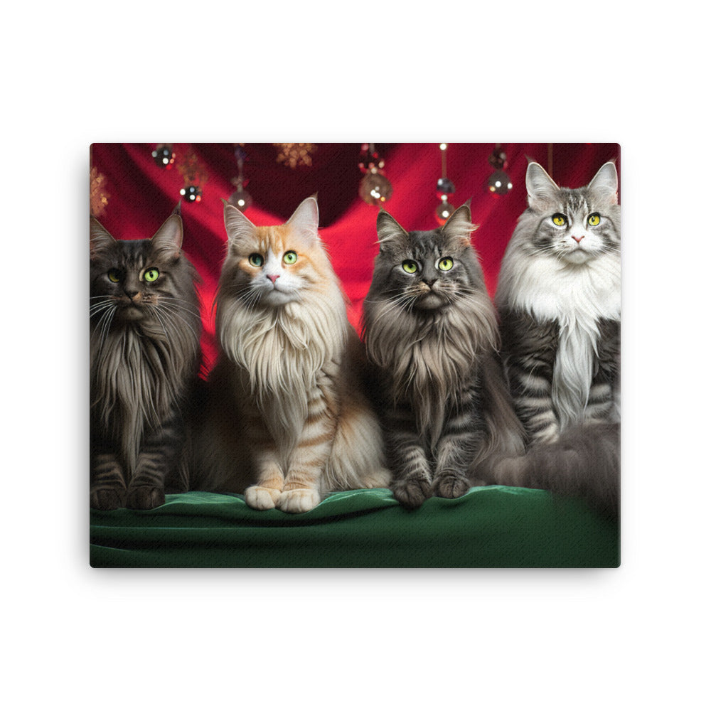 Norwegian Forest Canvas - PosterfyAI.com