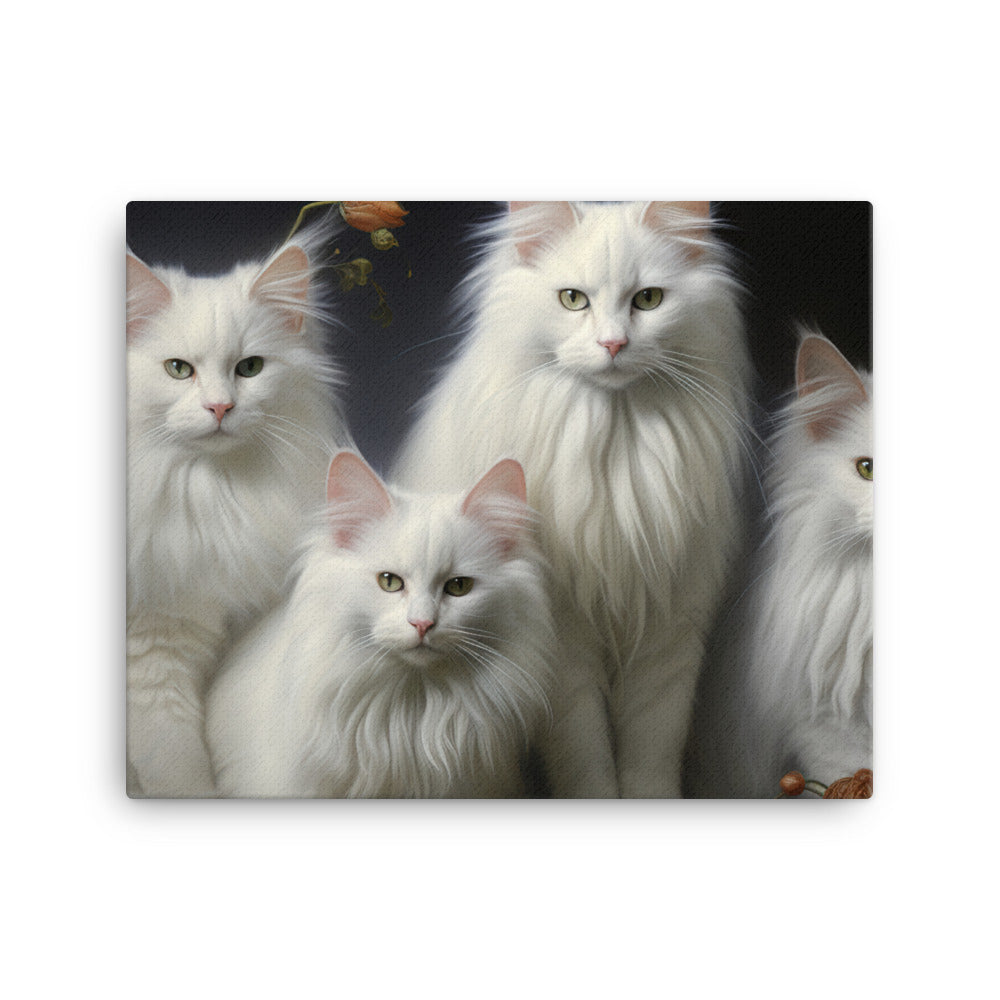 Turkish Angora Canvas - PosterfyAI.com